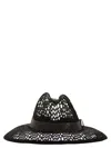 Brunello Cucinelli Women's Straw Hat With Precious Band In Black