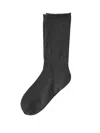 Brunello Cucinelli Women's Stretch Cashmere Knit Socks In Black