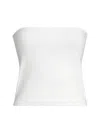 Brunello Cucinelli Stretch Cotton Jersey Bandeau Top In Multi