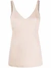 Brunello Cucinelli Stretch-cotton Tank Top In Multicolor