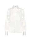 Brunello Cucinelli White Silk Shirt In White