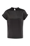 Brunello Cucinelli Cotton T-shirt In Black