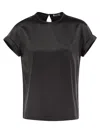 Brunello Cucinelli Cotton T-shirt In Black