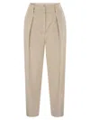 Brunello Cucinelli Women's Regular Fit Pants In Cream