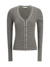 Brunello Cucinelli Women Striped Cardigan