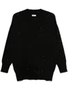 Brunello Cucinelli Sequin-embellished Sweater In Black