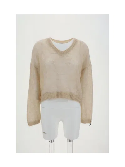 BRUNELLO CUCINELLI BRUNELLO CUCINELLI WOMEN WOOL MOHAIR SWEATER