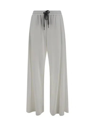 Brunello Cucinelli Women Sweatpants In Cream