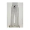 Brunello Cucinelli Drawstring Wide-leg Trousers In White