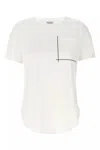Brunello Cucinelli Item O-neck Short-sleeved T-shirt In White