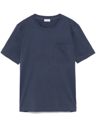 Brunello Cucinelli Women T-shirt With Monili Detail