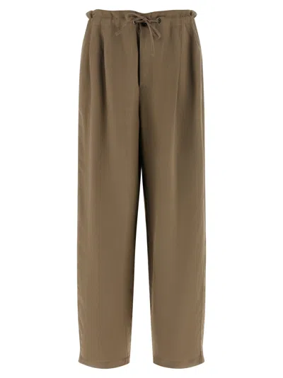 Brunello Cucinelli Women 'tailored Track' Pants In Green