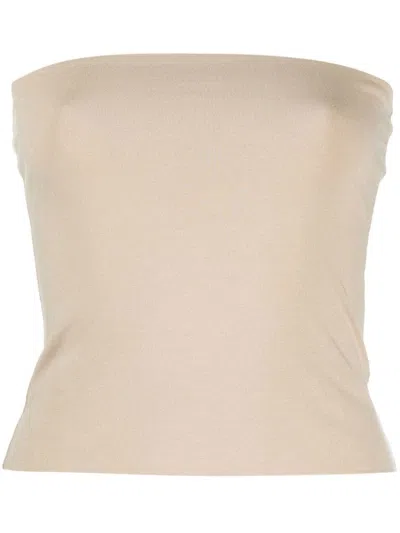 Brunello Cucinelli Women Tank Top In Beige
