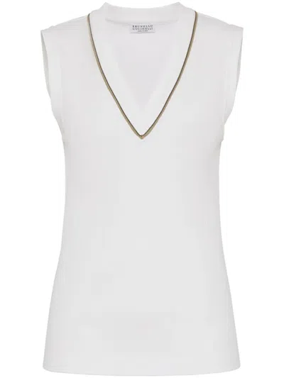 BRUNELLO CUCINELLI BRUNELLO CUCINELLI WOMEN TANK TOP