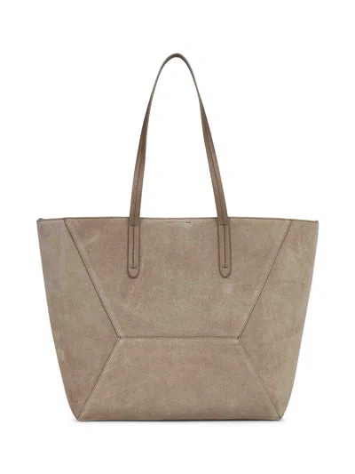 Brunello Cucinelli Women Taupe Bc Duo Bag In Multi