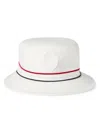 Brunello Cucinelli Bucket Hat With Logo In Yellow
