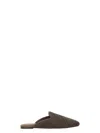 Brunello Cucinelli Monili-embellished Raffia Slippers
