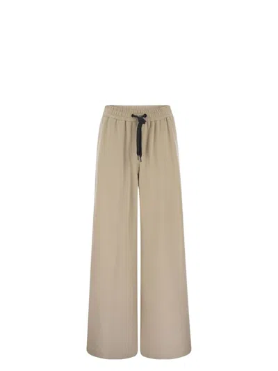 BRUNELLO CUCINELLI WOMEN'S TRACK TROUSERS