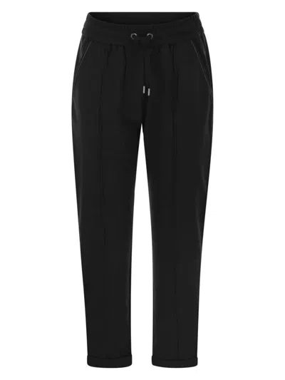 BRUNELLO CUCINELLI WOMEN'S TRACK TROUSERS