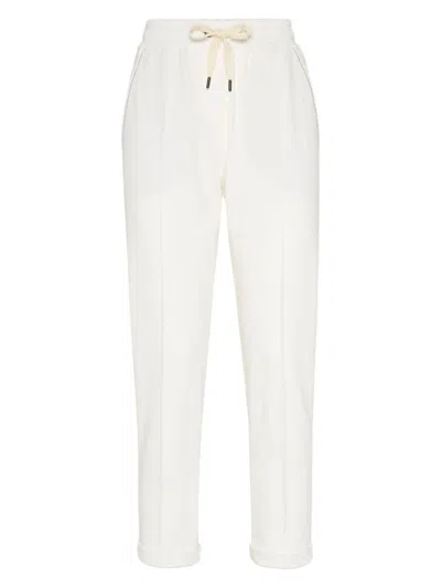 BRUNELLO CUCINELLI WOMEN'S TRACK TROUSERS