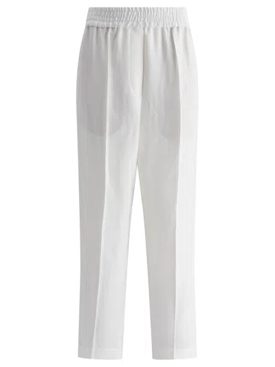 Brunello Cucinelli Women Trousers In White