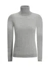 Brunello Cucinelli Women Turtleneck Sweater In Multicolor