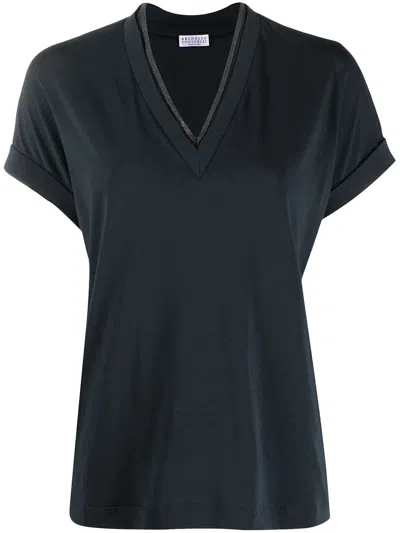 BRUNELLO CUCINELLI BRUNELLO CUCINELLI WOMEN V-NECK SWEATER
