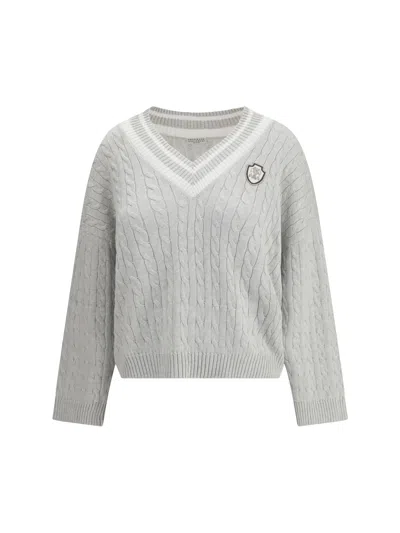 BRUNELLO CUCINELLI BRUNELLO CUCINELLI WOMEN V-NECK SWEATER