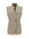 Brunello Cucinelli Women Vest In White