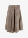Brunello Cucinelli Kilt Midi Skirt