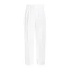 Brunello Cucinelli High-waist Cropped Trousers In Nude & Neutrals