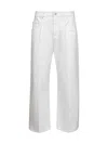 Brunello Cucinelli Women White Denim Contemporary Square Jeans
