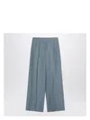 Brunello Cucinelli Women's Wide Avio-colored Trousers