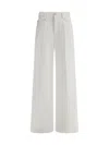 Brunello Cucinelli Wide-leg Jeans In White