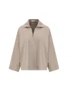 Brunello Cucinelli Women Wide Shirt In Neutral