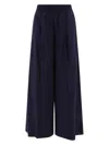Brunello Cucinelli Pantaloni Larghi Trousers Blue In Blue