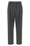Brunello Cucinelli Women Wool And Cashmere Pants In Black