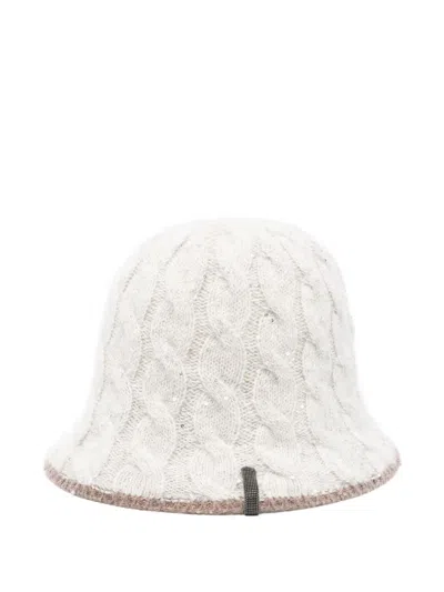 Brunello Cucinelli Women Wool Cloche Hat