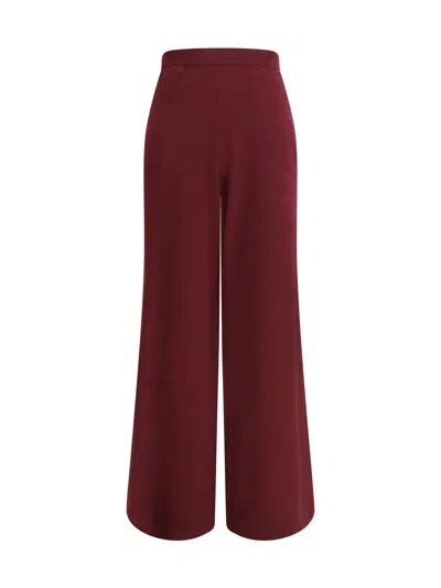 Brunello Cucinelli Women Wool Pants In Red