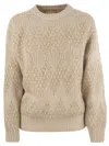 Brunello Cucinelli Sweaters In Cream