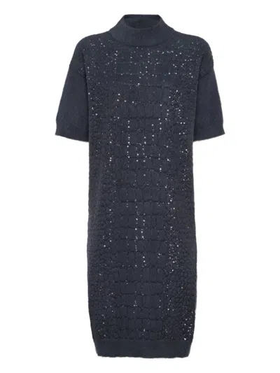 BRUNELLO CUCINELLI BRUNELLO CUCINELLI WOMEN WOOL TURTLE-NECK DRESS