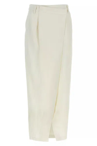 BRUNELLO CUCINELLI BRUNELLO CUCINELLI WOMEN 'WRAP' SKIRT