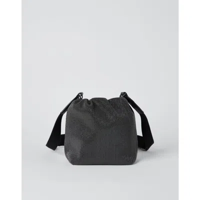 Brunello Cucinelli Womens Black Textured Shoulder Bag In ["black"]