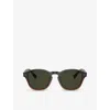 Brunello Cucinelli Womens Brown Bc4006s Round-frame Acetate Sunglasses In Brown