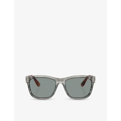 Brunello Cucinelli Womens  Bc4003s Pillow-frame Acetate Sunglasses In Grey