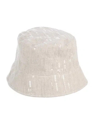 Pre-owned Brunello Cucinelli Womens Hat In Neutrals