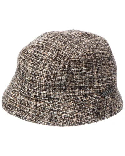 Brunello Cucinelli Wool & Alpaca-blend Bucket Hat In Burgundy