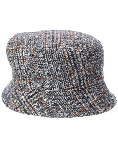 Brunello Cucinelli Prince Of Wales Wool Blend Bucket Hat In Multi