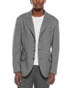 Brunello Cucinelli Wool & Cashmere-blend Blazer In Gray