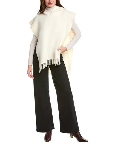 Brunello Cucinelli Wool Poncho In Neutral